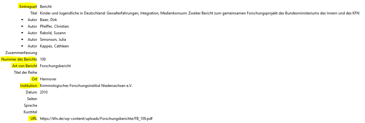 Forschungsbericht